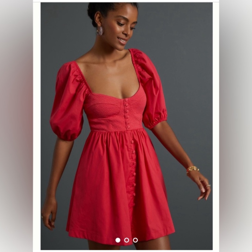 120. 🍒 Maeve Puff Sleeve Dress